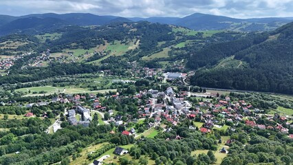 Piwniczna-Zdrój – miasto uzdrowiskowe w województwie małopolskim, Polska, Europa, Beskid Sądecki © Albin Marciniak