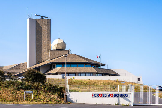 La Hague, France - July 25, 2026: The CROSS Jobourg is the Regional Operating Surveillance and Rescue Center (French acronym CROSS) which monitors maritime traffic in the Central English Channel.