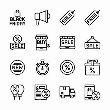 business icons set