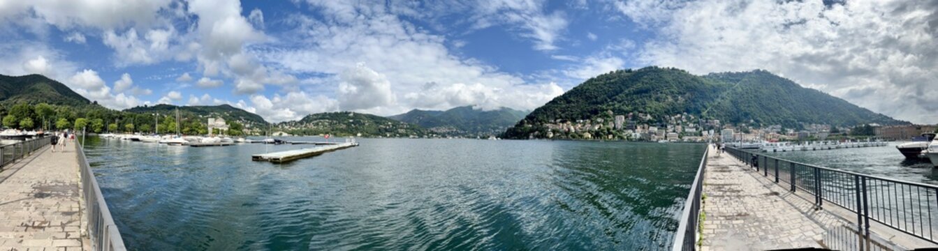 Boat dock in Italy
