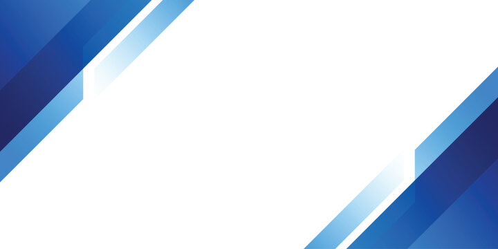 abstract Blue gradient dynamic geometric triangle corner border business template banner for presentation background