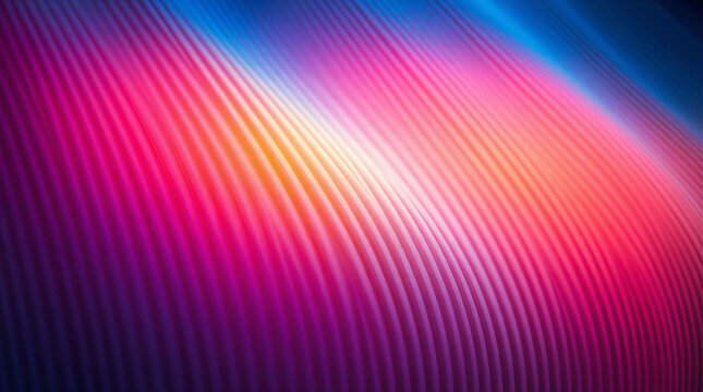Abstract Background with Warm Orange and Red Gradient Light Beam