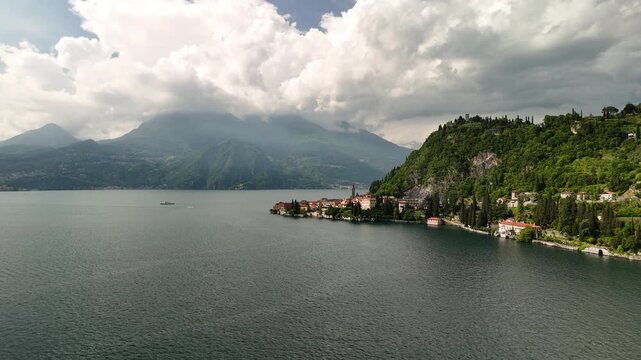 Aerial Footage &ndash; Lake Como, Italian Lakes, Italy
