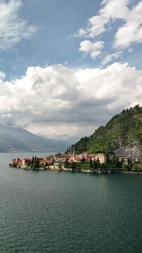 Aerial Footage &ndash; Lake Como, Italian Lakes, Italy