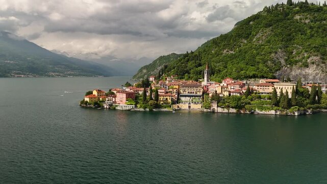 Aerial Footage &ndash; Lake Como, Italian Lakes, Italy