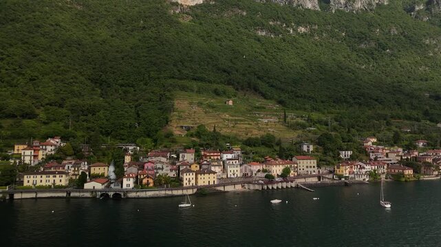 Aerial Footage &ndash; Lake Como, Italian Lakes, Italy