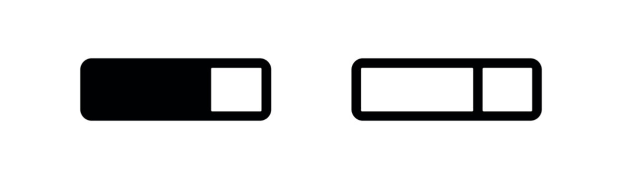 Interface Toggle Switch and Control Icon