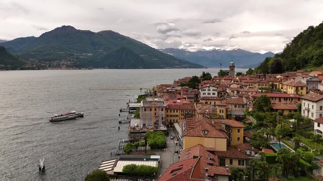 Aerial Footage &ndash; Lake Como, Italian Lakes, Italy