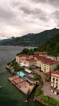 Aerial Footage &ndash; Lake Como, Italian Lakes, Italy