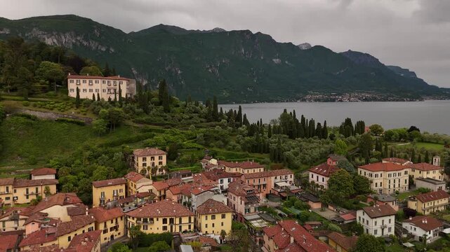 Aerial Footage &ndash; Lake Como, Italian Lakes, Italy