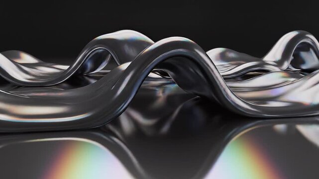 Holographic Liquid Metal Waves