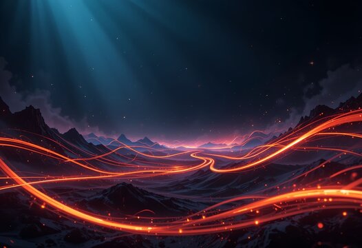 abstract fractal realms