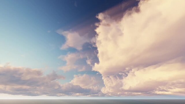 a slow Clouds background at day time