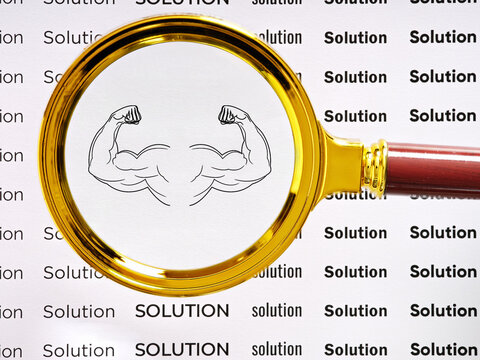 Finding strong solution using a magnifying glass concept