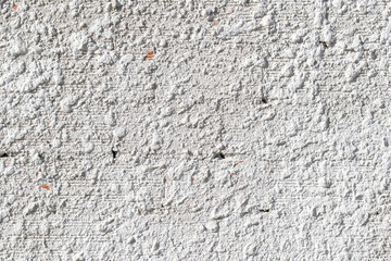 background texture of a white rough wall with coarse mortar plaster surface © Formatoriginal