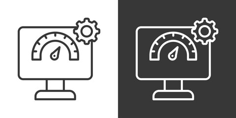 Performance Optimization Icon Set Vector Collection Isolated In Black And White © Jackcuan