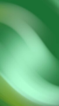 Abstract green fluid motion with soft flowing gradients