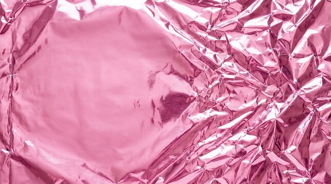Pink foil texture background representing metallic shiny surface for design and creative projects pink foil texture background gold pink foil texture background metallic shiny glossy reflective
