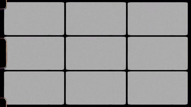 Six Frame Film Contact Sheet Overlay