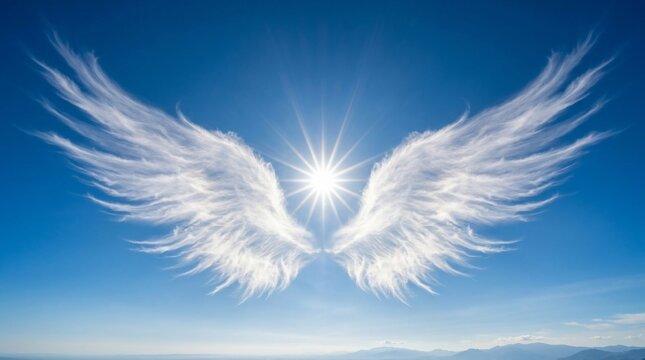 Cloud angel wings