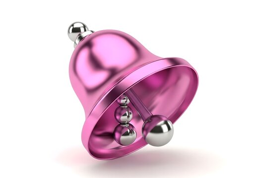 Pink heart-shaped earring with silver accents
