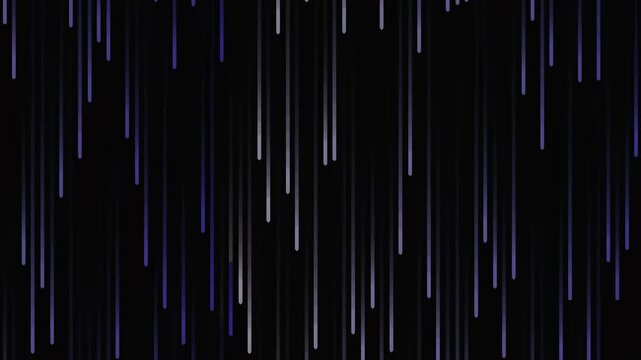An abstract design featuring vertical lines with a gradient effect in shades of blue and black on a dark background, creating a dynamic visual texture.