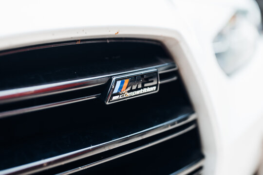 BMW M3 G81 competition logo at the grill