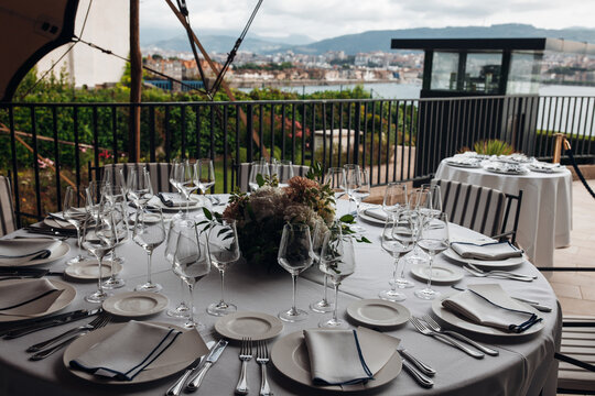 Restaurant Table Ready for Guests