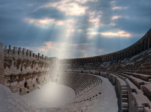 Roman amphitheater of Aspendos - Antalya, Turkey