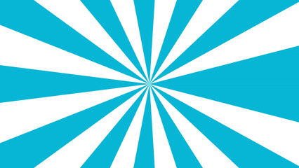 Sunburst pattern showcases striking cyan rays extending from the center to produce a high contrast graphic element that works effectively for promotional materials or attention grabbing visual. © creative mind