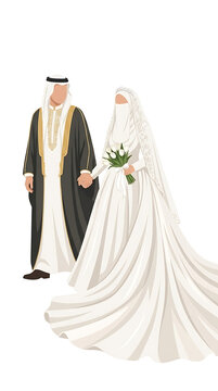 Muslim couple walking holding hands photo session 