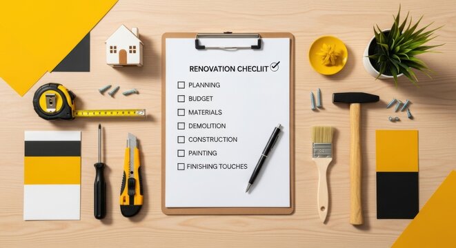 Home Renovation Planning Checklist And Tools