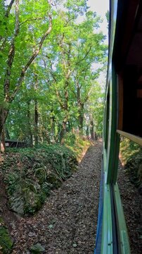 The first restored section of the old San Marino&ndash;Rimini train. The railway was destroyed during World War II.