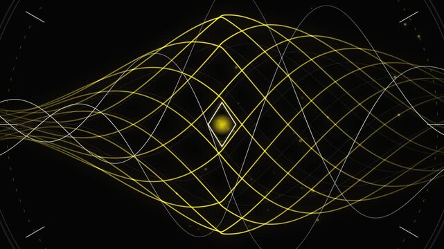 The visualization of complex data representing intricate wave patterns and dynamic movements, showcasing technological innovation, scientific exploration, and modern digital information flow