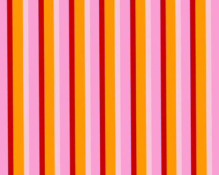 Abstract line with mixed color pink, yellow and orange illustration textured with summer lettering and flowers for wallpaper background. cute hand draw for printable or wrapping
