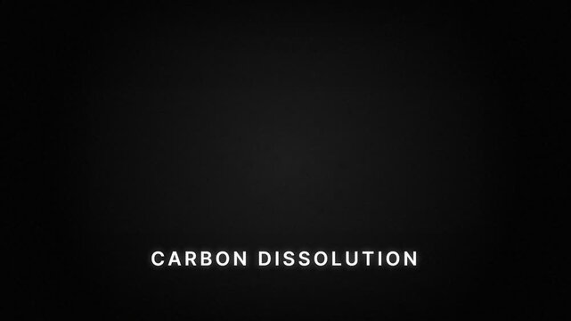 Carbon Dissolution Abstract Particles Motion Background