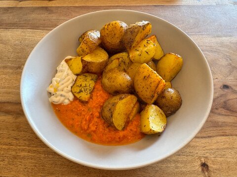 Papas con Mojo
