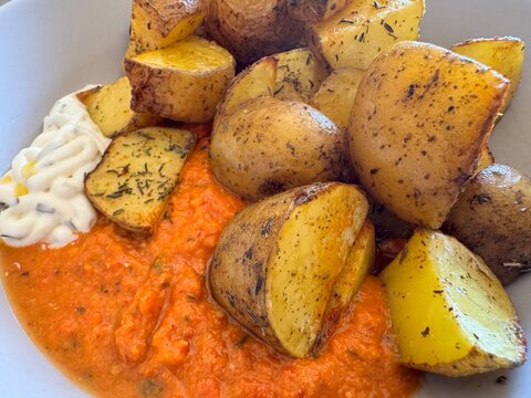 Papas con Mojo