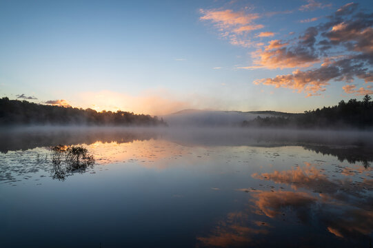 Sunrise over Cheney Pond