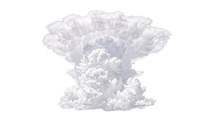 Explosion cloud burst isolated on transparent png isolated on transparent background © PNG Studio 99