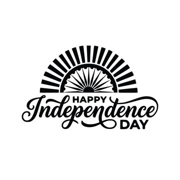 Happy Independence Day Vintage Sunburst Badge Vector