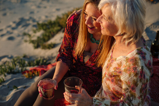 Wine Date at the Beach