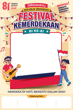 ...illustration, vector, flat, cartoon, festive, red, white


Indonesia Independence Day Festival Poster with Traditional Games, Red and White Flags and Happy Children Vector Illustration