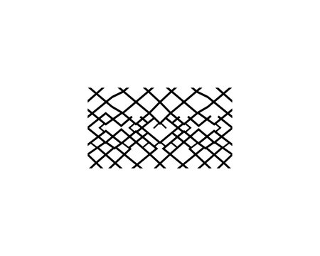 Abstract Geometric Crosshatch Pattern Vector Art