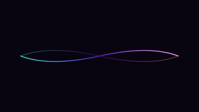 AI Voice Waveform Assistant Gradient Soundwave Motion Graphic