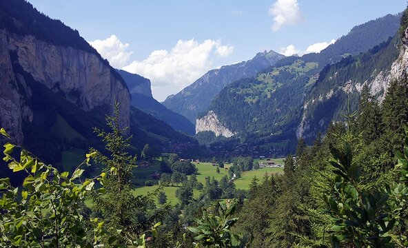 Lauterbrunnen Valley, Bernese Oberland, Swiss Alps, Bern, Switzerland