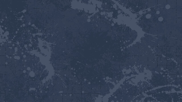 A gray grunge background with smudges and scattered gray drips.