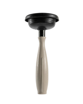 Toilet Plunger isolated on a transparent background.