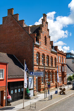 Husum, Germany, june 11, 2026 &ndash; The North Frisia Maritime Museum housed in a historic brick building near the harbor.