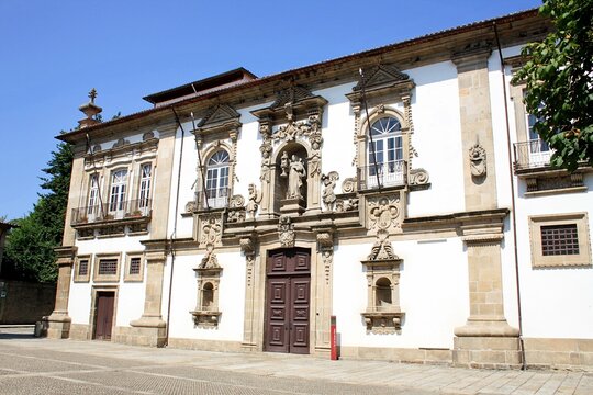 Guimaraes Municipal Council near the palace of the dukes of Braganza.